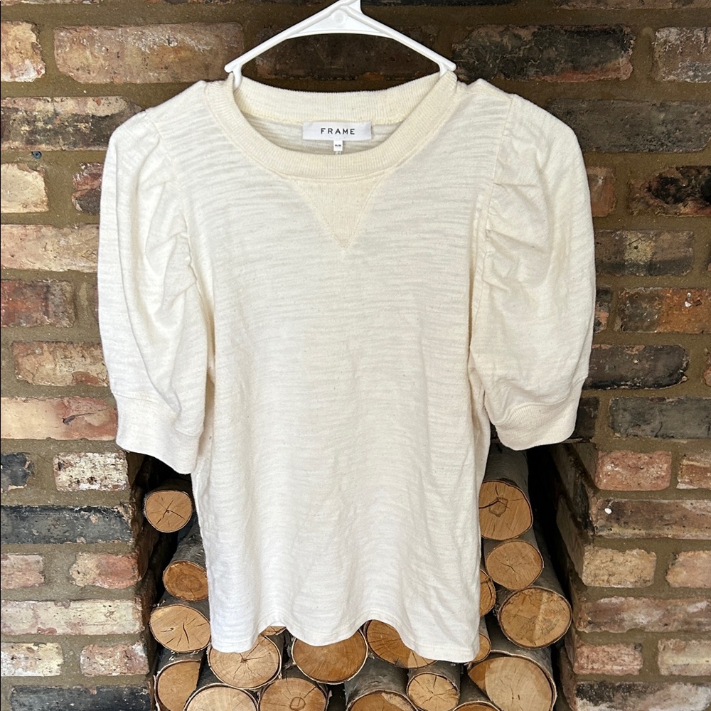 Frame Denim Women's Ivory Blouse